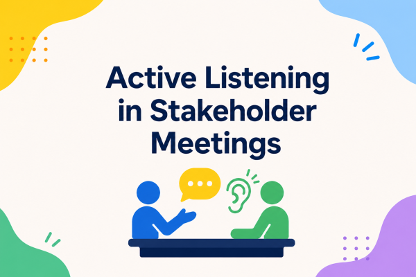 Active Listening in Stakeholder Meetings