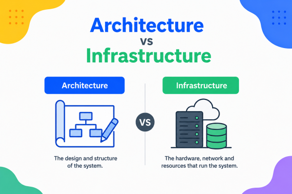 Architecture vs. Infrastructure