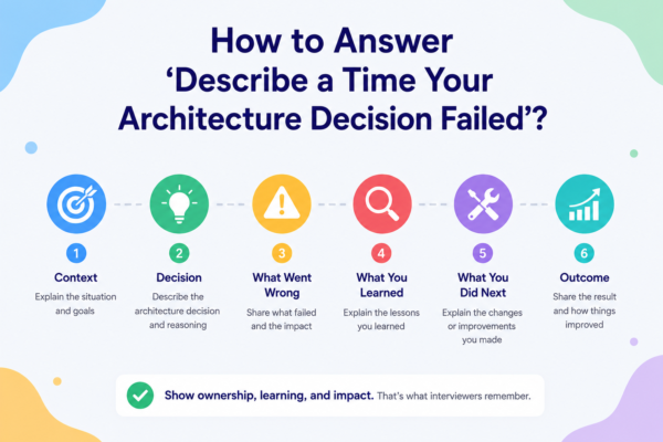 How to Answer 'Describe a Time Your Architecture Decision Failed'