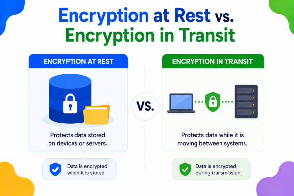 Encryption at Rest vs. Encryption in Transit