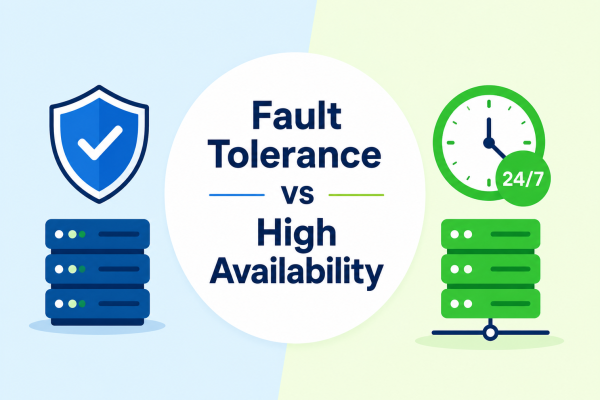 Fault Tolerance vs High Availability