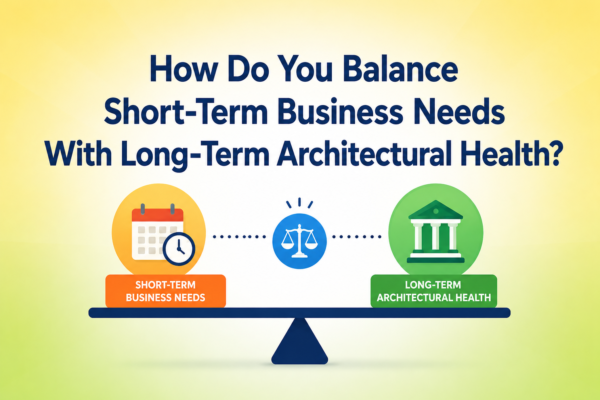 How Do You Balance Short-Term Business Needs With Long-Term Architectural Health