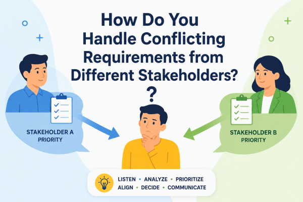 How Do You Handle Conflicting Requirements from Different Stakeholders