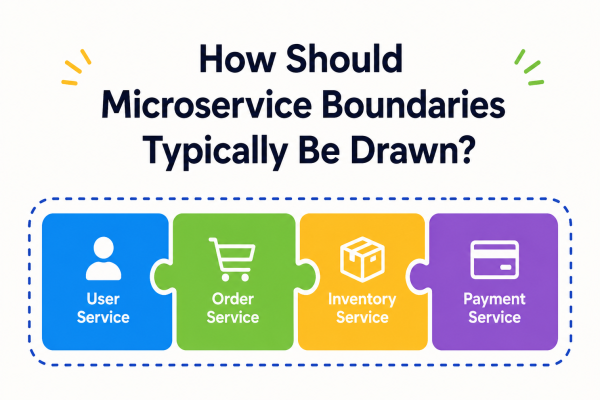 How Should Microservice Boundaries Typically Be Drawn?