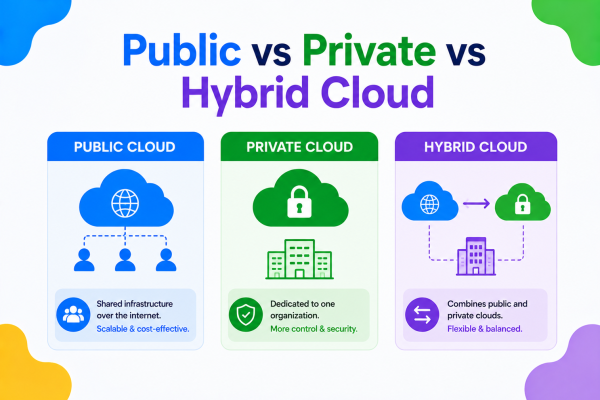 Public vs Private vs Hybrid Cloud