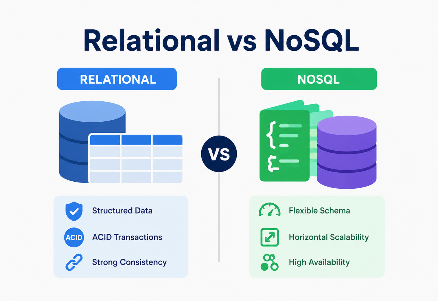 Relational vs NoSQL