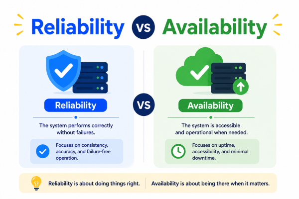 Reliability vs Availability