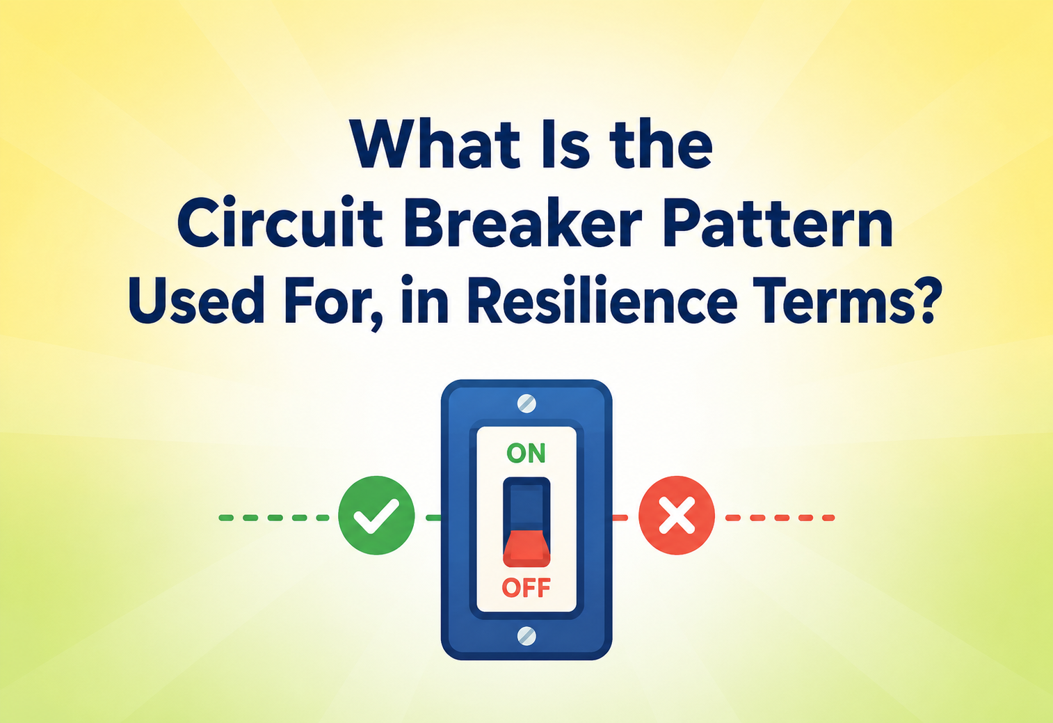 What Is the Circuit Breaker Pattern Used For, in Resilience Terms?