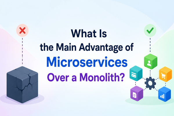 What Is the Main Advantage of Microservices Over a Monolith?