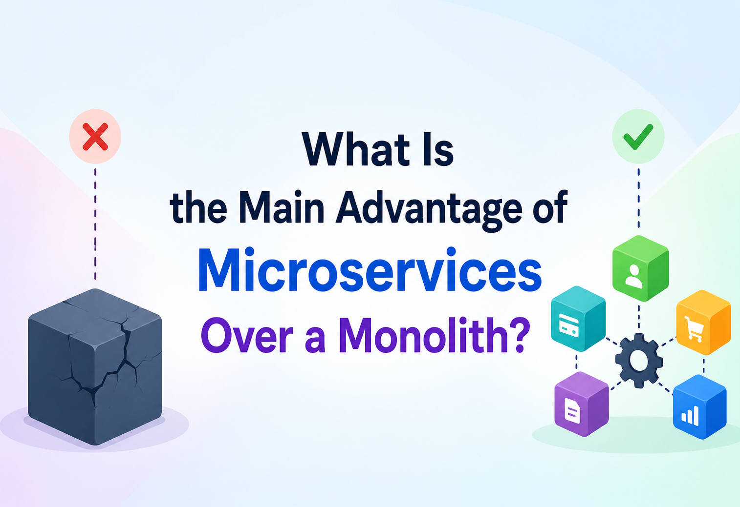 What Is the Main Advantage of Microservices Over a Monolith?