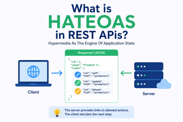 What is HATEOAS in REST APIs?