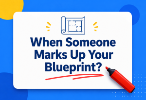 When Someone Marks Up Your Blueprint?