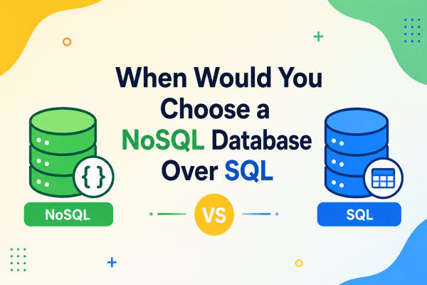 When Would You Choose a NoSQL Database Over SQL?