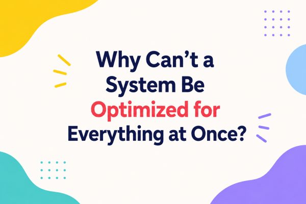 Why Can't a System Be Optimized for Everything at Once?