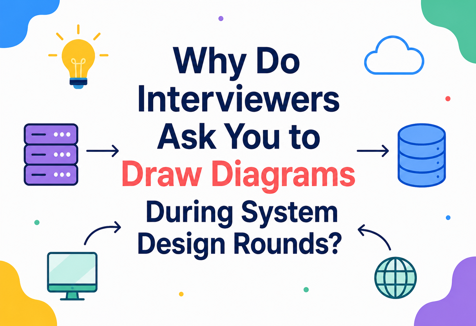 Why Do Interviewers Ask You to Draw Diagrams During System Design Rounds?
