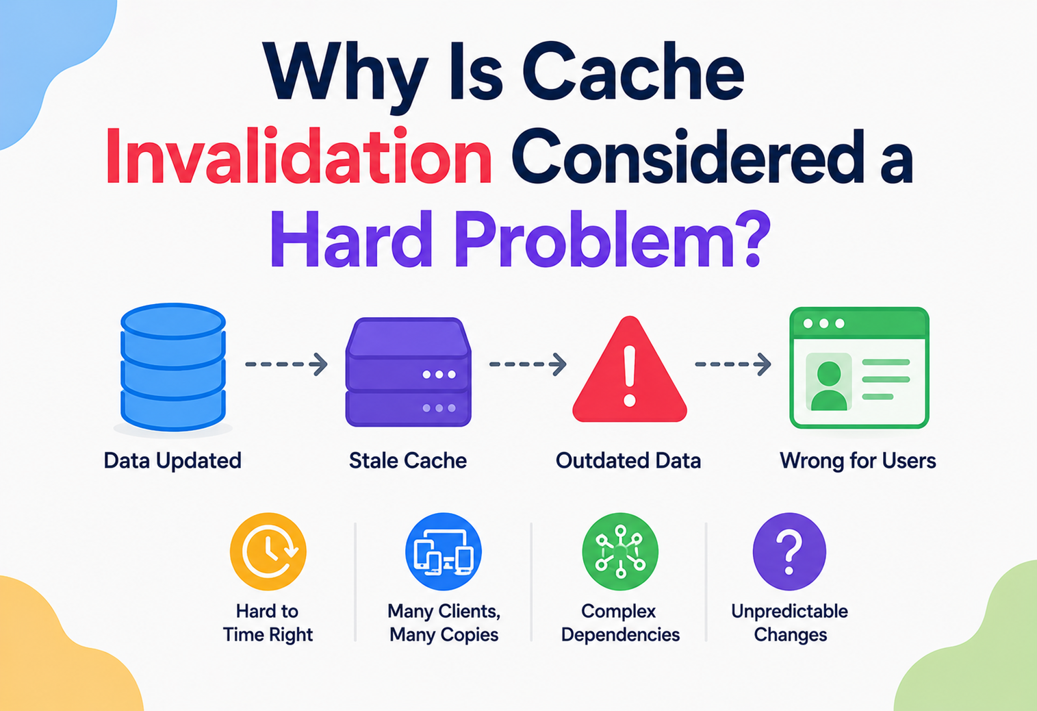 Why Is Cache Invalidation Considered a Hard Problem?