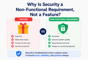Why Is Security a Non-Functional Requirement, Not a Feature