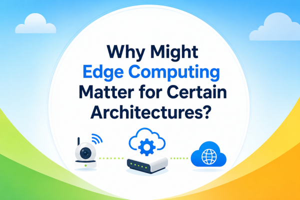Why Might Edge Computing Matter for Certain Architectures?
