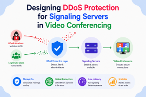 Designing DDoS Protection for Signaling Servers in Video Conferencing
