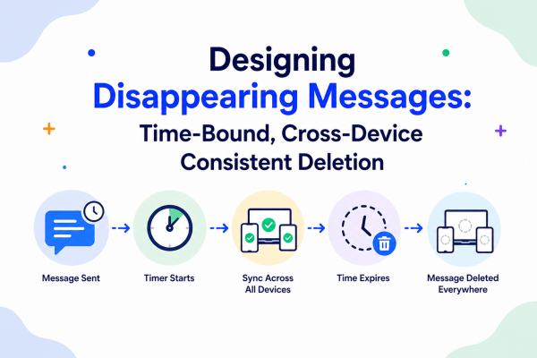 Designing Disappearing Messages Time-Bound, Cross-Device Consistent Deletion