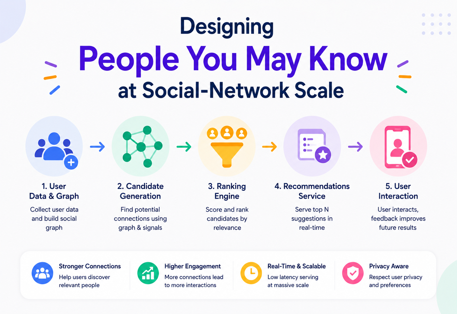 Designing 'People You May Know' at Social-Network Scale