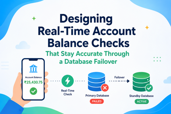 Designing Real-Time Account Balance Checks That Stay Accurate Through a Database Failover