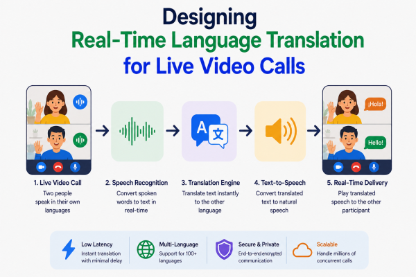 Designing Real-Time Language Translation for Live Video Calls
