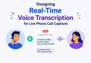 Designing Real-Time Voice Transcription for Live Phone Call Captions
