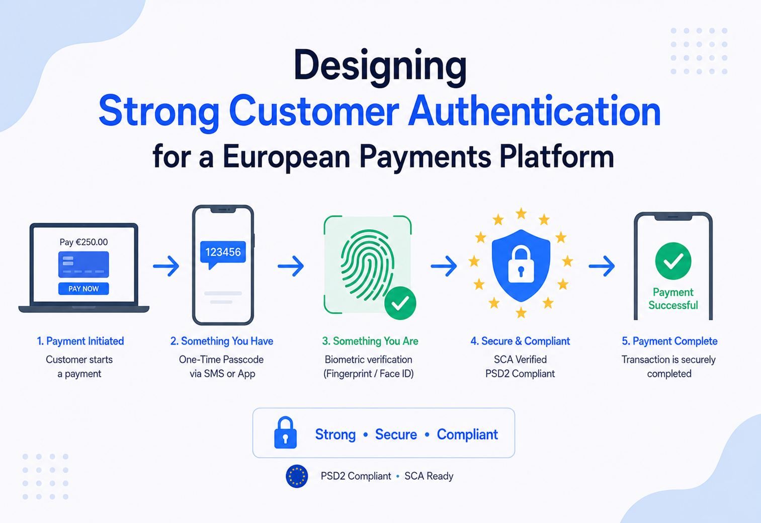 Designing Strong Customer Authentication for a European Payments Platform