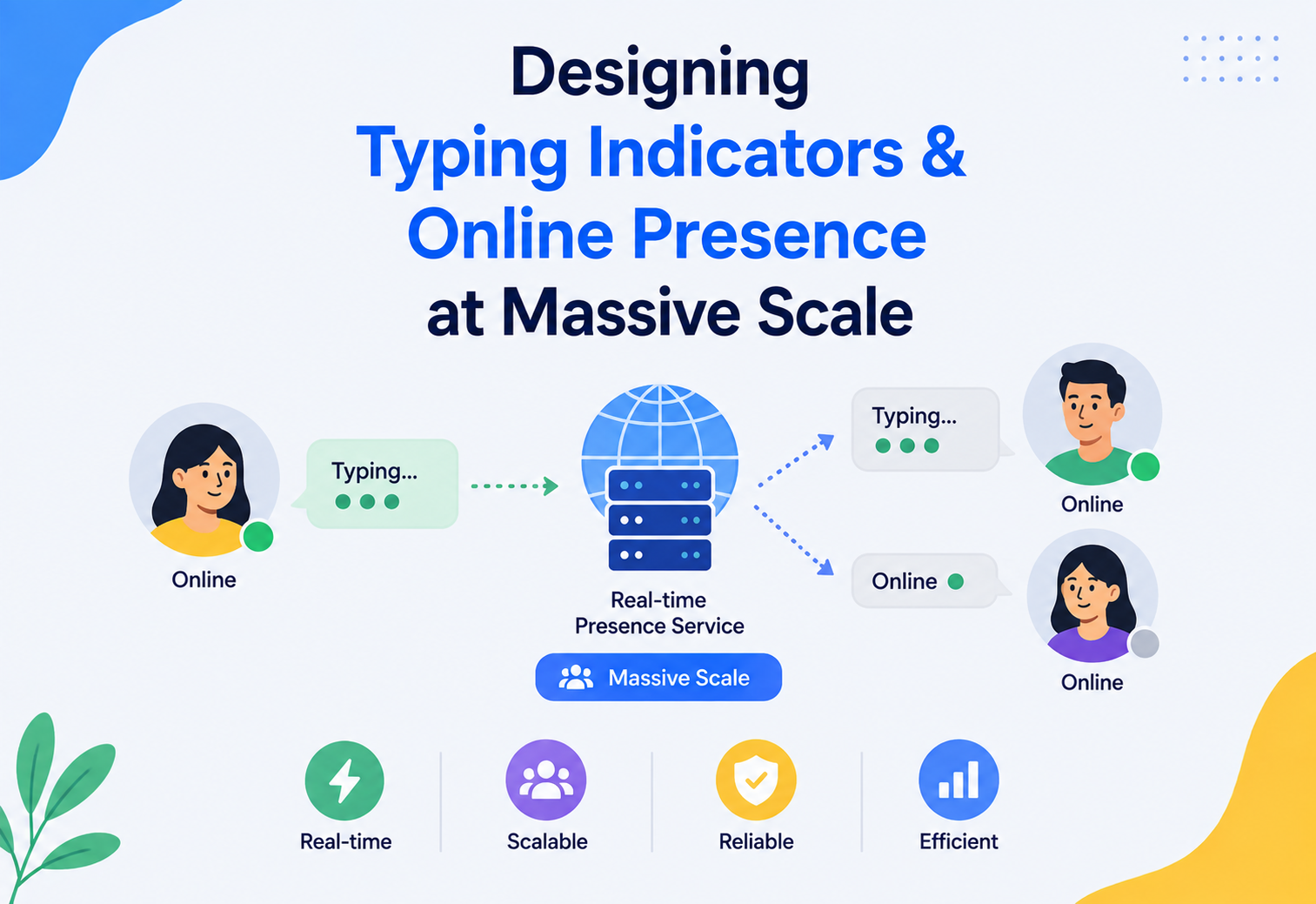 Designing Typing Indicators & Online Presence at Massive Scale