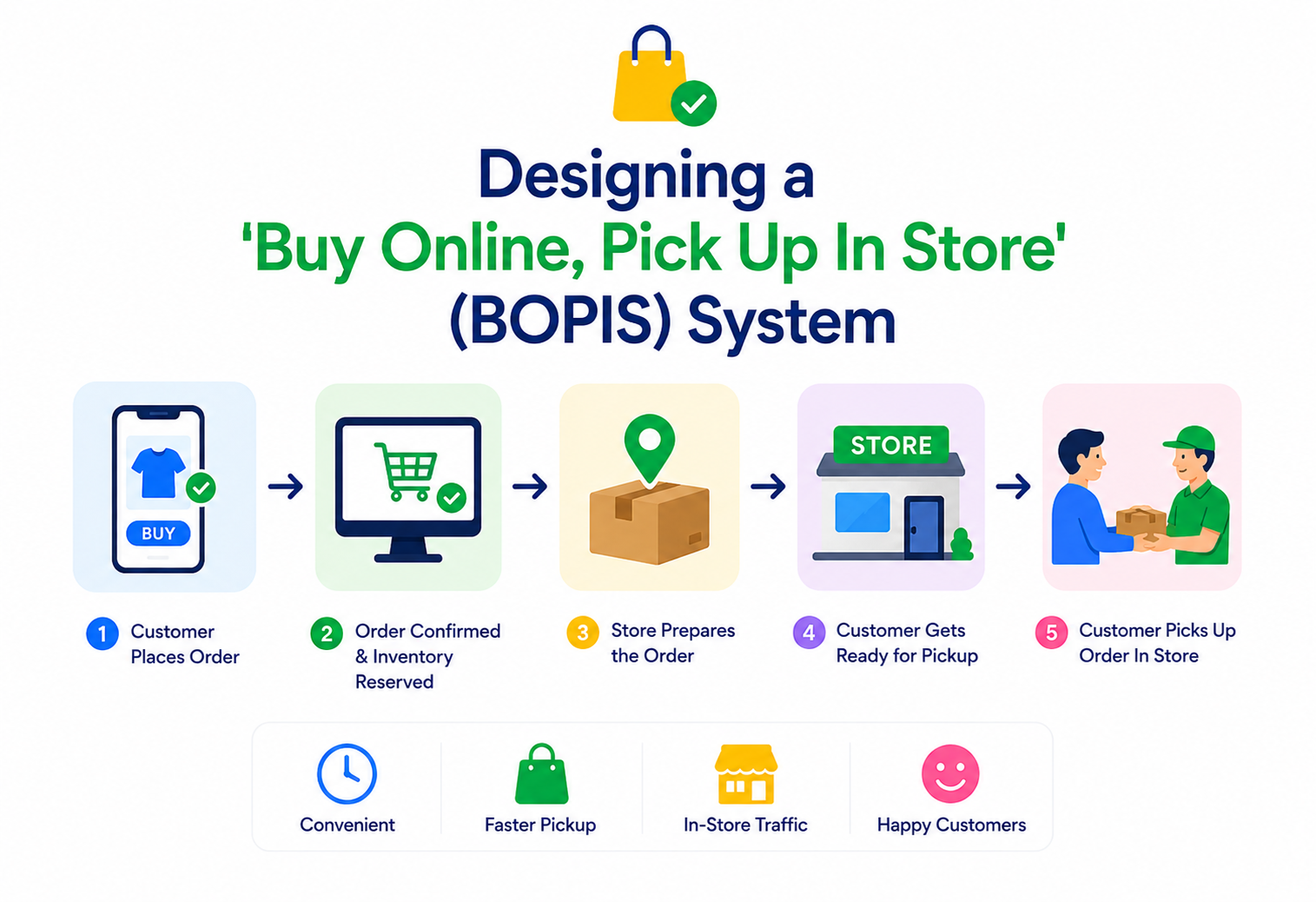 Designing a 'Buy Online, Pick Up In Store' (BOPIS) System