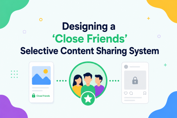 Designing a 'Close Friends' Selective Content Sharing System