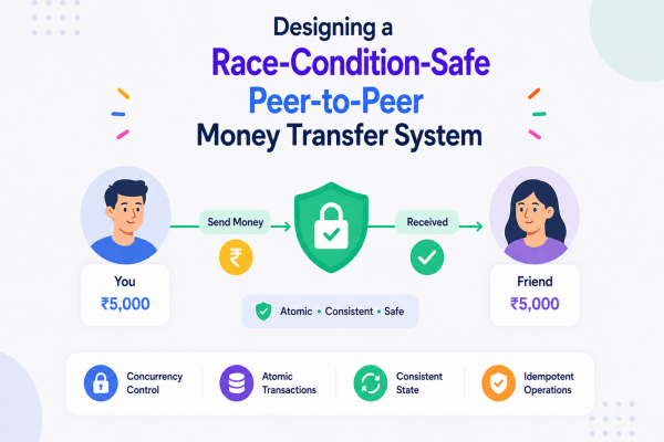 Designing a Race-Condition-Safe Peer-to-Peer Money Transfer System