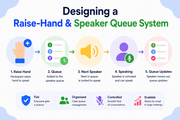 Designing a Raise-Hand & Speaker Queue System