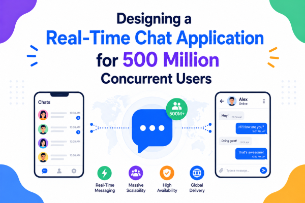 Designing a Real-Time Chat Application for 500 Million Concurrent Users