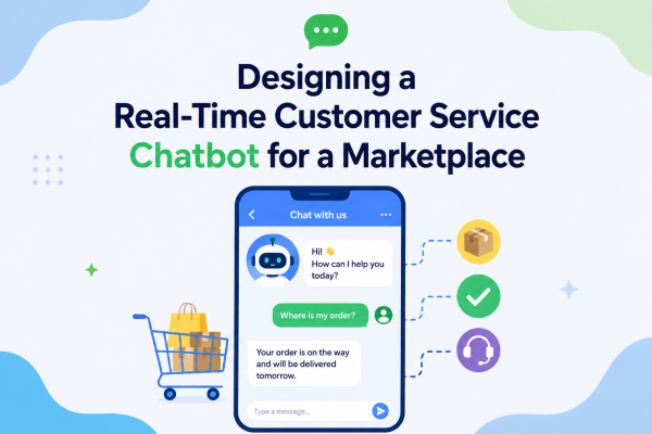 Designing a Real-Time Customer Service Chatbot for a Marketplace