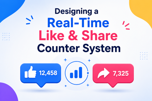 Designing a Real-Time Like & Share Counter System