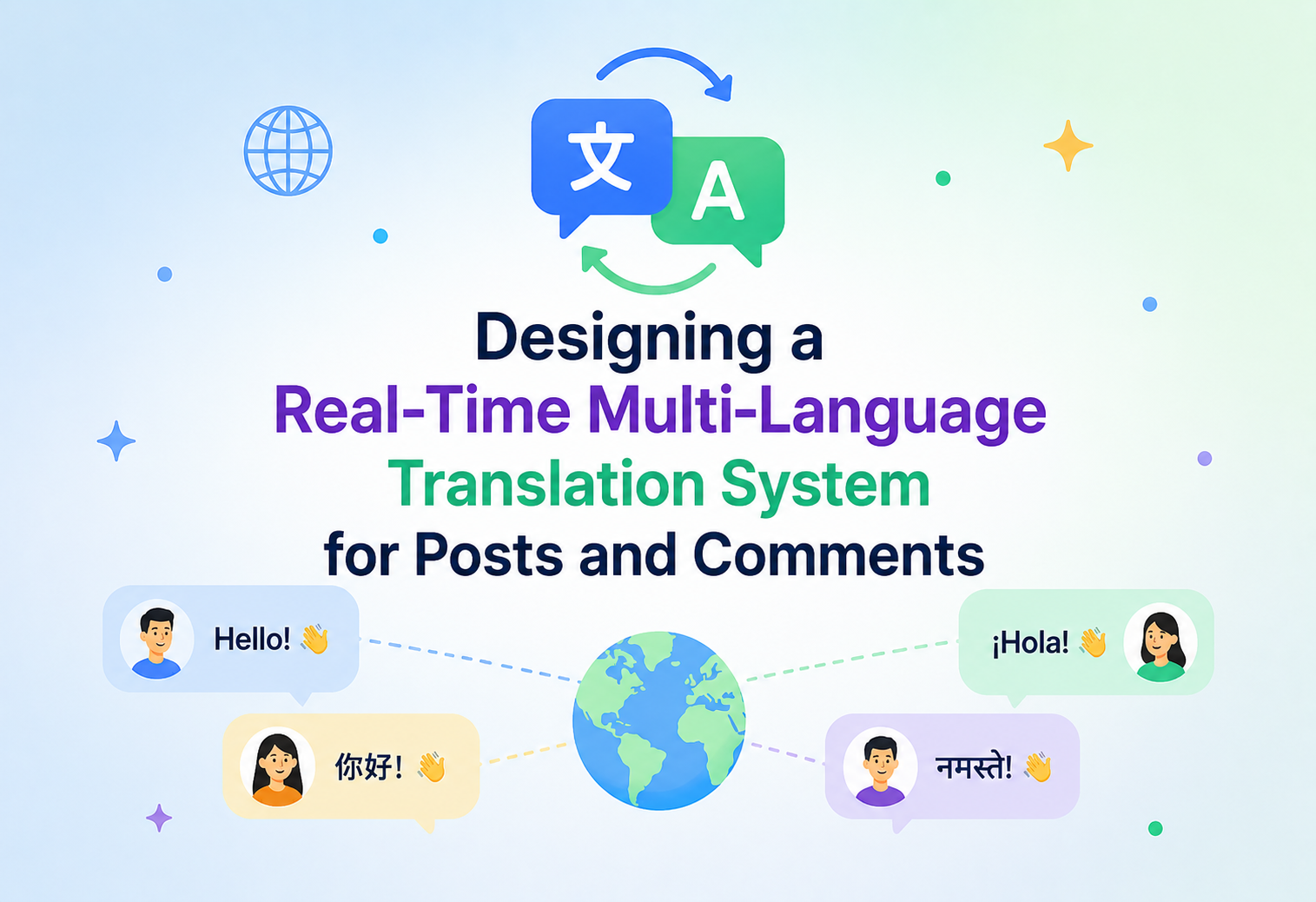 Designing a Real-Time Multi-Language Translation System for Posts and Comments