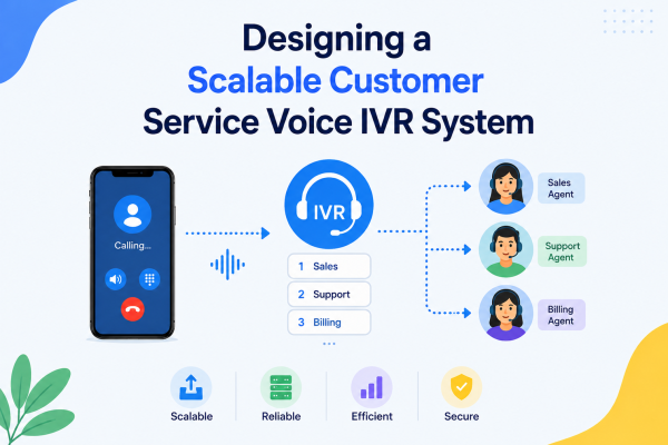 Designing a Scalable Customer Service Voice IVR System