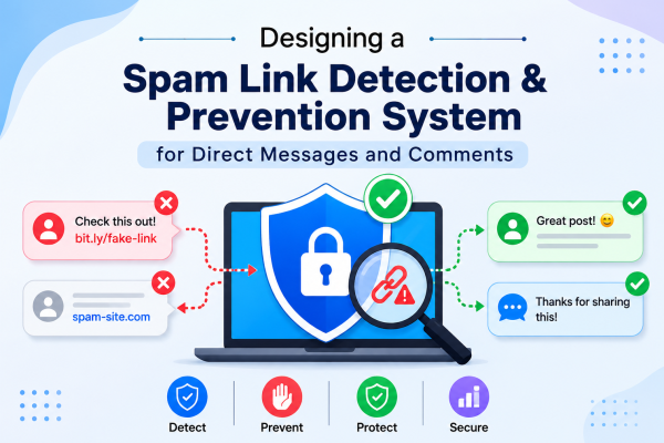 Designing a Spam Link Detection & Prevention System for Direct Messages and Comments