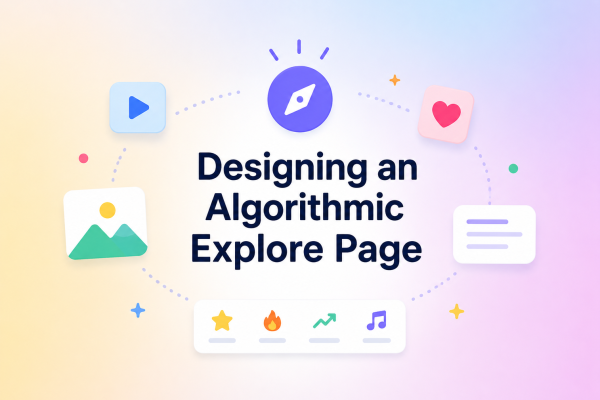 Designing an Algorithmic Explore Page