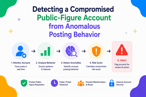 Detecting a Compromised Public-Figure Account from Anomalous Posting Behavior