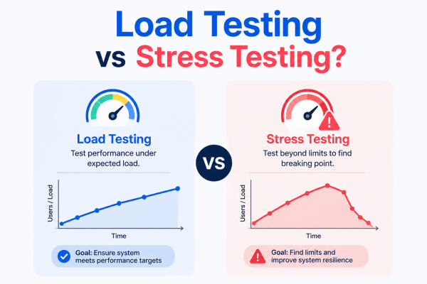 Load Testing vs Stress Testing