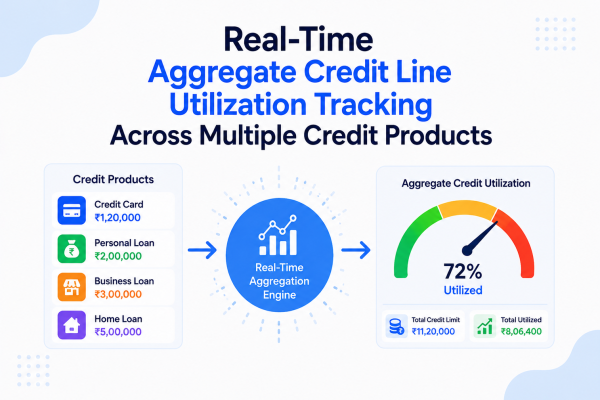 Real-Time Aggregate Credit Line Utilization Tracking Across Multiple Credit Products