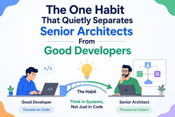 The One Habit That Quietly Separates Senior Architects From Good Developers