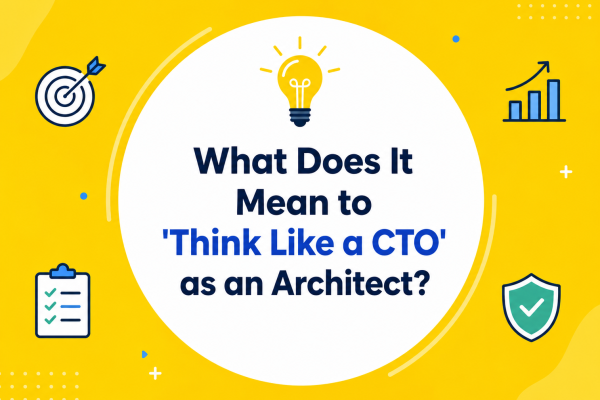 What Does It Mean to 'Think Like a CTO' as an Architect?