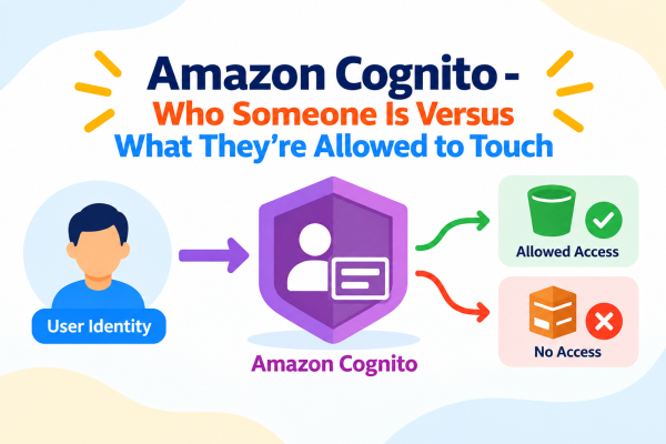 Amazon Cognito - Who Someone Is Versus What They're Allowed to Touch